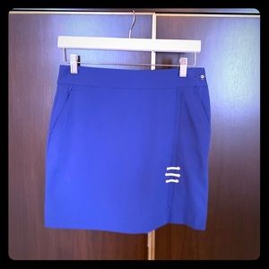 EP blue golf skirt with laced details
